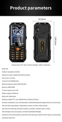 Unlocked version GSM mobile phone 4 SIM sturdy outdoor large battery