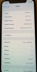 Apple iPhone X – 64 GB – Space Gray (Unlocked). A1865. w/ Orig Box + Access. EX!