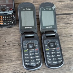 Lot of 12 Assorted Cell Phones Untested For Parts Repair Samsung LG Flip