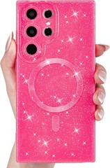 Glitter Case for Samsung Galaxy S24 Ultra Phone Case Cute Sparkle Bling Hard Cov