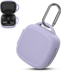 Silicone Case for Raycon Essential Open Earbuds [Purple] – Scratch-Resistant Cov