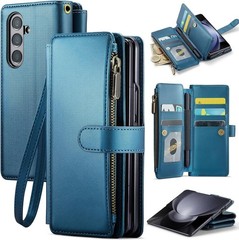 for Samsung Galaxy Z Fold 7 Wallet Case PU Leather Card Holder RFID Blocking