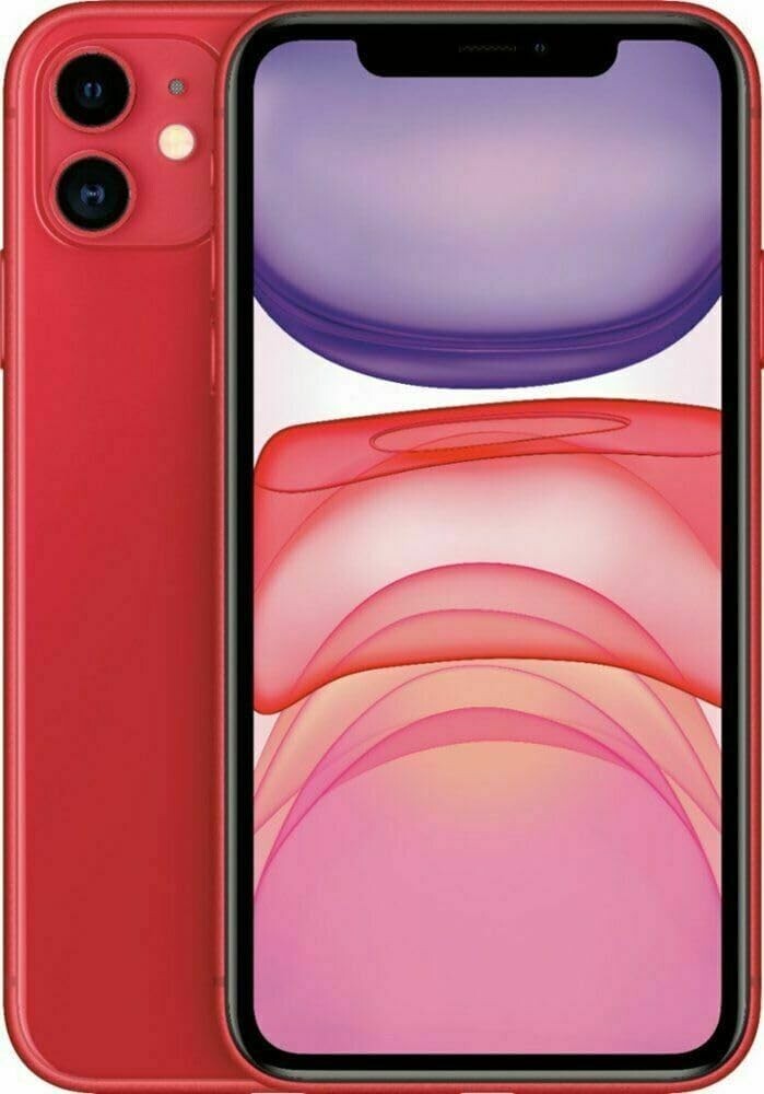Apple iPhone 11 64GB Red A2111 MHC63LL/A Unlocked Clean ESN Good (ACC)