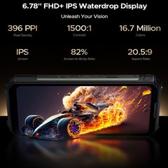 DOOGEE V MAX PLAY 5G 4G Projector Rugged Phone Android 15 NFC Mobile Waterproof