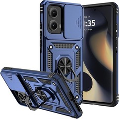 For Motorola Moto Edge 2024 Case With Heavy Duty Shockproof Cover & Kickstand