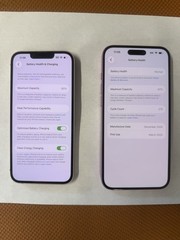 Lot of 2 iPhones Spectrum 16 Plus/ iPhone 13 screen has scratches for parts