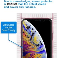 Glass Screen Protector for iPhone XR & iPhone 11 6.1 Inch Case Friendly Anti Scr