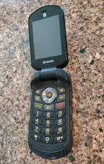 Kyocera DuraXE E4710- 8GB – Black AT&T Rugged Flip Phone – Works Good SHIPS FAST
