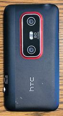 HTC Evo 3D / PG86100 / APX515C – Black and Red ( Sprint ) Very Rare Smartphone