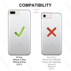 Case for iPhone 7 Plus/iPhone 8 Plus 5.5-Inch, Drop Protection, Anti-Scratch Cov