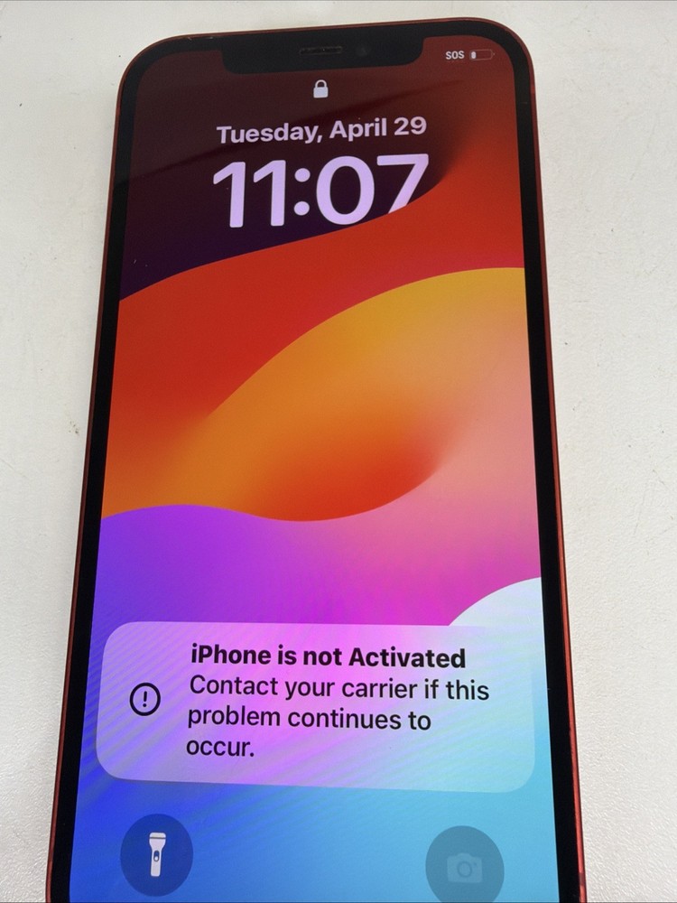 Apple iPhone 12 Red 64GB For Parts Only