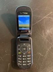 Samsung Gusto 2 II SCH-U365 – Charcoal Gray ( Verizon ) Cellular Flip Phone