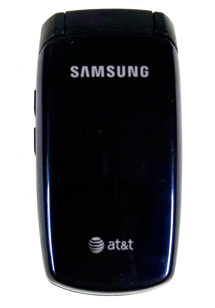 Samsung SGH-A137 – Navy Blue and Black ( AT&T ) Small Cellular Flip Phone