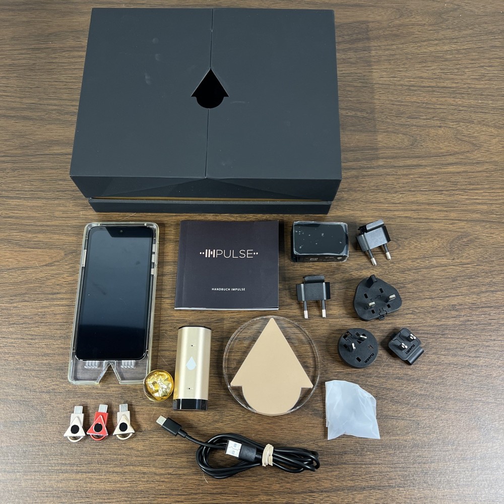 Impulse K1 Crypto Phone + Accessories FOR PARTS / REPAIR ⚠️ NOT CHARGING