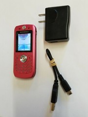 Classic Motorola L2 Hot Pink Basic 2G GSM Slim Flat Prepaid Cell Phone