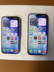 Lot of 2 iPhones Spectrum 16 Plus/ iPhone 13 screen has scratches for parts