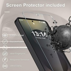 For Samsung Galaxy S26 Ultra Case w/ Matte Magnetic Shockproof Phone Cover Black