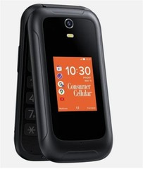 Consumer Cellular Iris Easy Flip (8GB) – Steel Gray -OPEN BOX