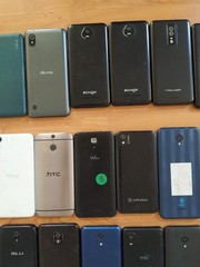 Lot of 50 Mixed Brand LG/SKY/BLU/hTC and other 32GB/16GB/8GB Smartphone For part