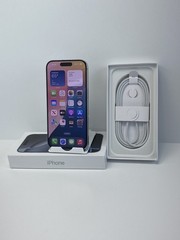 Apple iPhone 16 Pro A3083 128GB White Titanium iOS 18.6.2 Unlocked device