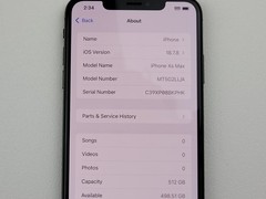 Apple iPhone XS Max (A1921) 512GB (Unlocked) – **ISSUES – PLEASE READ** – H7589