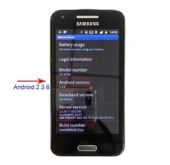 New Samsung I8530 Galaxy Beam Android Built-in Projector 3G Unlocked Cellphone
