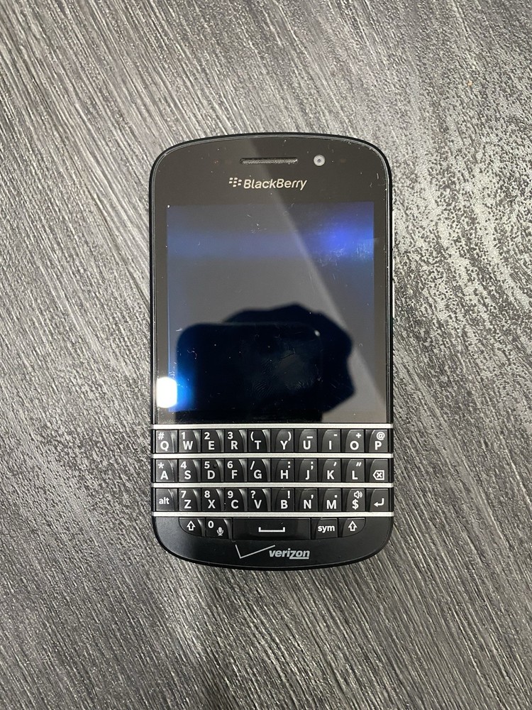 BlackBerry Q10 SQN100-2 Smartphone AT&T QWERTY Keyboard Powers On Read