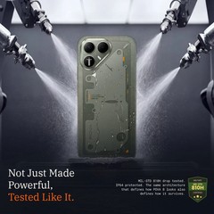 Tecno Pova 8 5G Factory Unlocked Dual SIM 128GB ROM NFC 8000mAh Battery Green