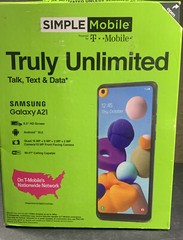 ⚡️Simple Mobile Samsung Galaxy A21 32GB 6.5″ (Black) 🆕 No Sim Card Included⚠️
