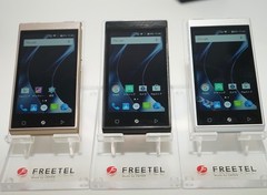 FREETEL MUSASHI DUAL SCREEN DISPLAY ANDROID 5.1 FLIP PHONE UNLOCKED JAPAN BLACK
