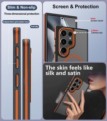 For Samsung Galaxy S24 Ultra Case with Military Grade Anti-Slip Grip Protection