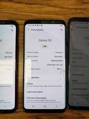 Lot of 5 cracked glass Samsung Galaxy S9 64 GB Unlocked N49