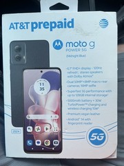Motorola Moto G Power 5G 2024 AT&T Prepaid 128GB Android 14 Midnight Blue – New