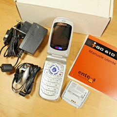 Rare Vintage Italian Phone i-GO 610 Phone Gray In Box Complete European TIM