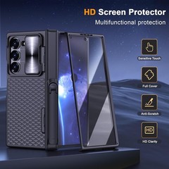 Samsung Galaxy Z Fold 6 Case with Kickstand Full Body Hard PC Stylish Shockproof