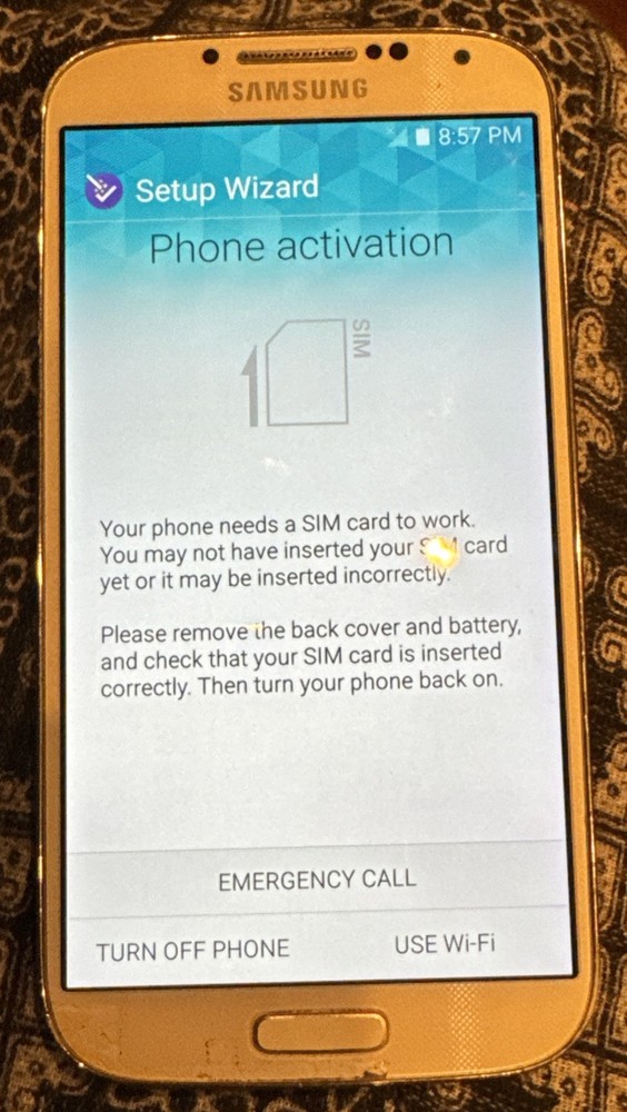 Samsung Galaxy S4 SCH-545 16GB Fast Ship Broken Cell Phone Trade In. Read