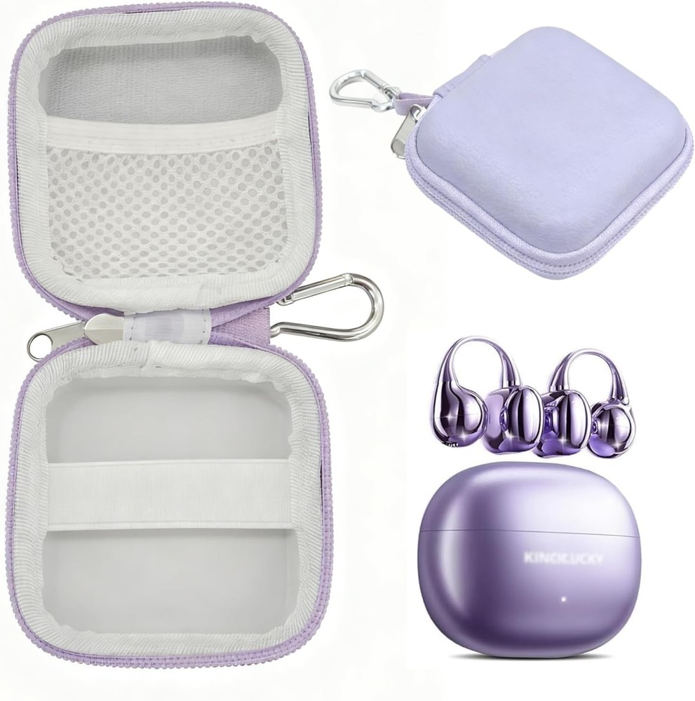Case for King Lucky Clip On Earbuds i212, Headphones Cover Accessories, Pocket