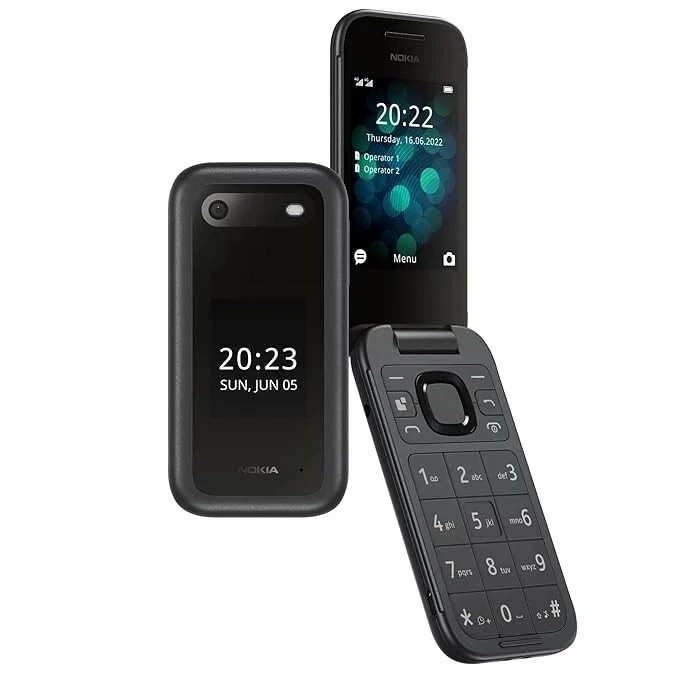 NewSealed Nokia 2660 Flip 4G Unlocked DualSIM 128MB large-sized physical buttons