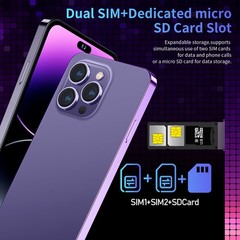 Unlocked G16 Pro Max 128GB 5G Cell Phone Smartphone Android 13 Cheap Phone