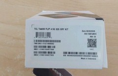 TCL T440W Flip 4 5G, 32GB, Gray, Flip Phone, (Metro), Open Box(New), No Card Sim