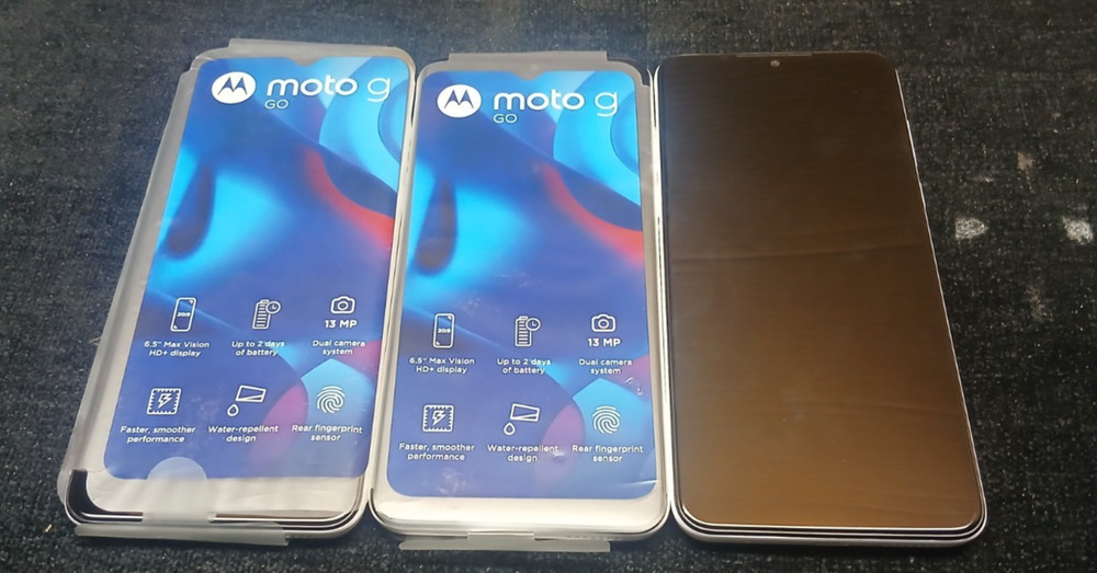 AT&T PREPAID Motorola Moto G Go XT2163-7 32GB Pearl White Smartphone 4G LTE x3
