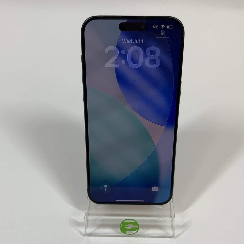 Unlocked Apple iPhone 15 Pro Max 256GB 26.2.1 Blue MU693LL/A Scratches