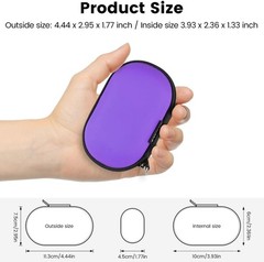 Earbud Case Holder, Hard Shell Earphone Case Wired Headphone Pouch for Bose New