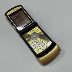 Unlocked Motorola RAZR V3i Dolce Gabbana Gold GSM Flip Bluetooth Mobile Phone