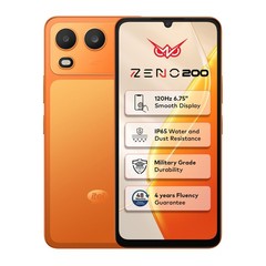Itel Zeno 200 Comet Orange 4 GB RAM 128 GB Storage Global Version Unlocked