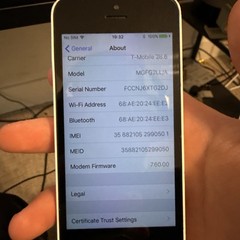 iPhone 5C 8gb Fully Unlocked.
