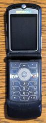 Motorola RAZR V3 – Black ( Unlocked ) Very Rare International GSM Flip Phone