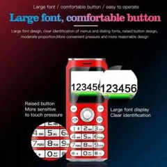Fashion Coke Pepsi Design Mini Unlocked Dual Sim Bluetooth Mobile Phone Camera
