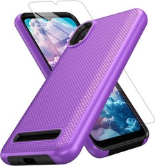 Cloud Mobile Stratus C8 Case with Screen Protector, Dual Layer Shockproof Protec
