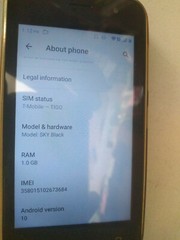 Sky Black Android 10 Mobile Smart Phone GSM 4G LTE TIGO Panama Guatemala
